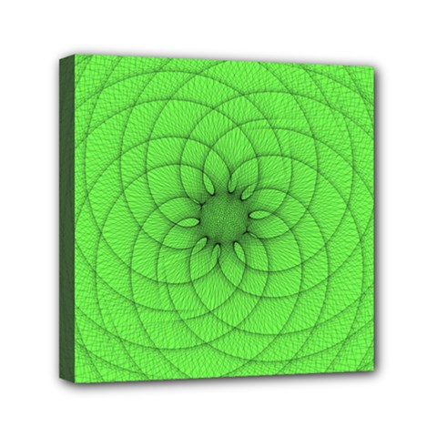 Spirograph Mini Canvas 6  X 6  (framed) by Siebenhuehner