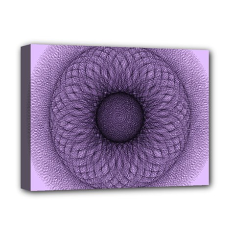 Mandala Deluxe Canvas 16  X 12  (framed)  by Siebenhuehner