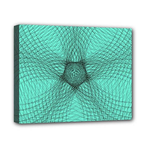 Spirograph Canvas 10  X 8  (framed) by Siebenhuehner