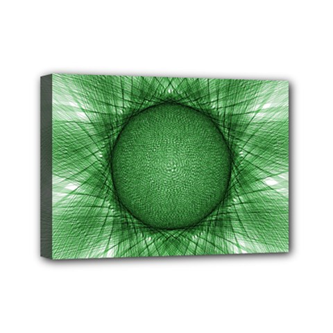 Spirograph Mini Canvas 7  X 5  (framed) by Siebenhuehner