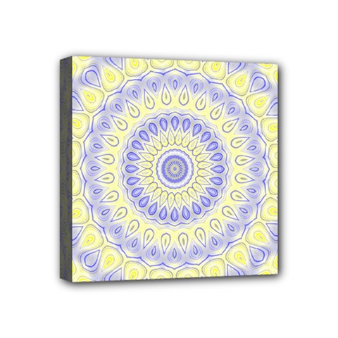 Mandala Mini Canvas 4  X 4  (framed)