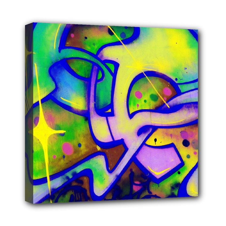 Graffity Mini Canvas 8  x 8  (Framed)