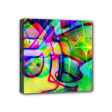 Graffity Mini Canvas 4  X 4  (framed)