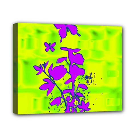 Butterfly Green Canvas 10  X 8  (framed)