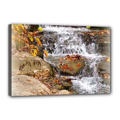 Waterfall Canvas 18  X 12  (framed) by uniquedesignsbycassie