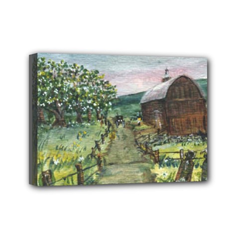  amish Apple Blossoms  By Ave Hurley Of Artrevu   Mini Canvas 7  X 5  (stretched) by ArtRave2
