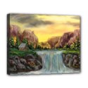 Brentons Waterfall - Ave Hurley - ArtRave - Deluxe Canvas 20  x 16  (Framed) View1