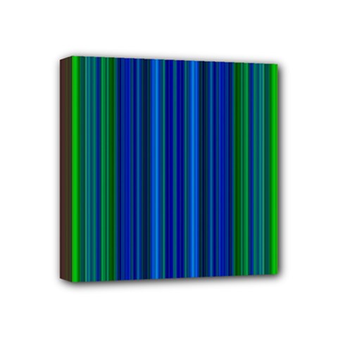 Strips Mini Canvas 4  X 4  (framed) by Siebenhuehner