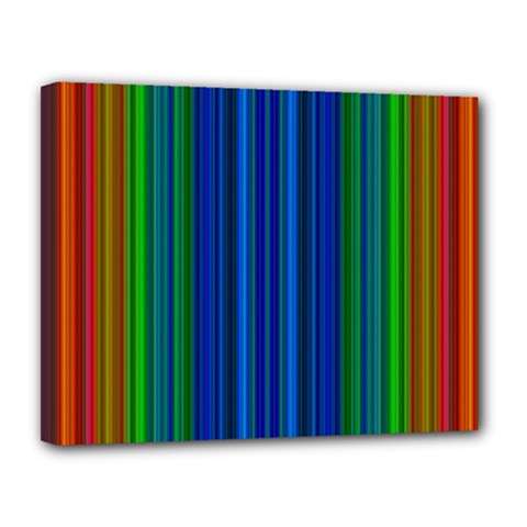 Strips Canvas 14  X 11  (framed) by Siebenhuehner