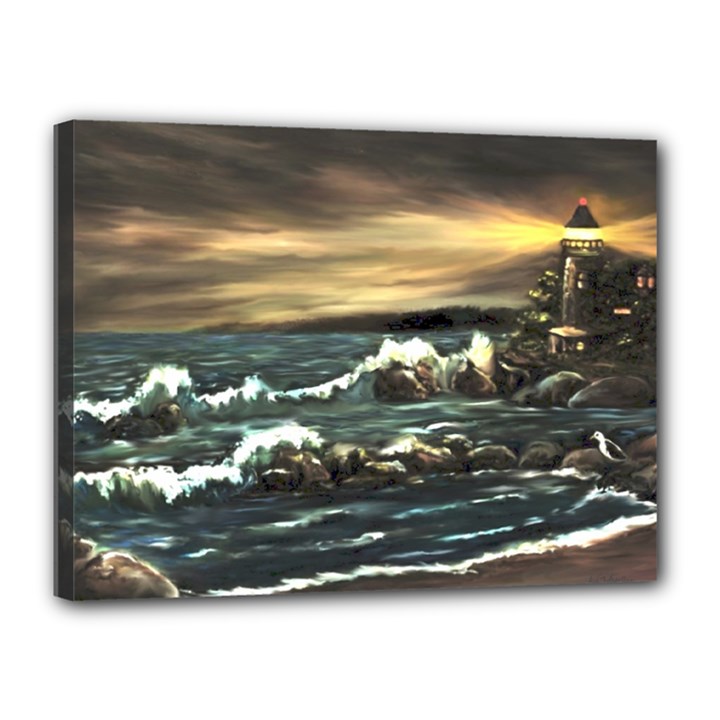  Bridget s Lighthouse   by Ave Hurley of ArtRevu ~ Canvas 16  x 12  (Stretched)