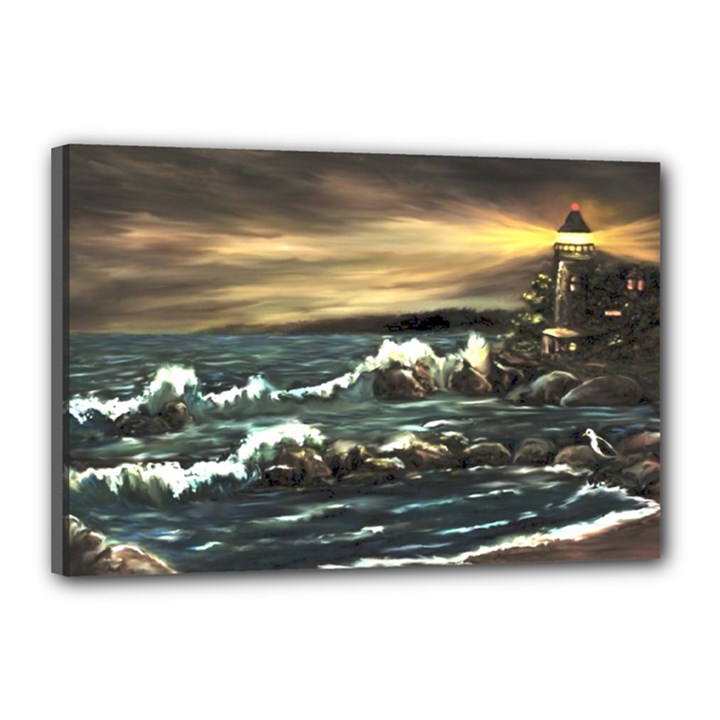  Bridget s Lighthouse   by Ave Hurley of ArtRevu ~ Canvas 18  x 12  (Stretched)