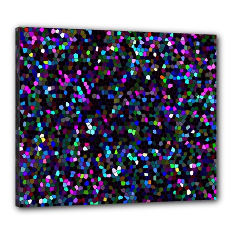 Glitter 1 Canvas 24  X 20  (framed) by MedusArt