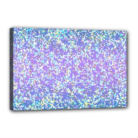 Glitter2 Canvas 18  X 12  (framed) by MedusArt