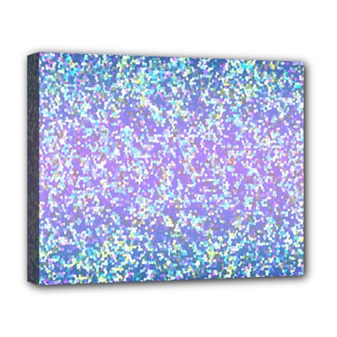 Glitter2 Deluxe Canvas 20  X 16  (framed) by MedusArt