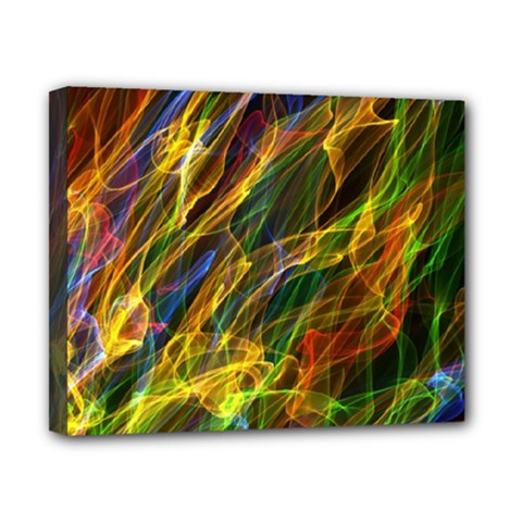 Colourful Flames  Canvas 10  X 8  (framed) by Colorfulart23