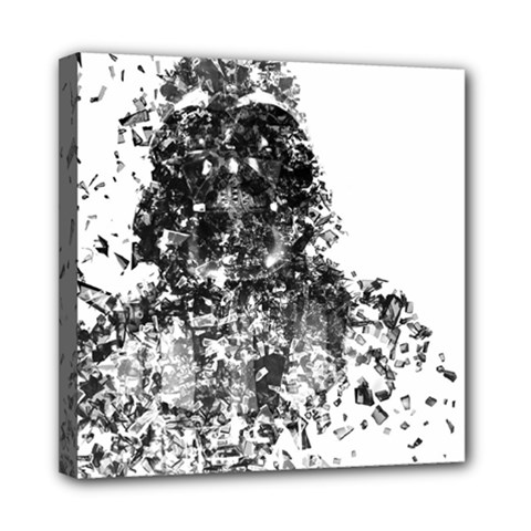 Darth Vader Mini Canvas 8  X 8  (framed) by malobishop