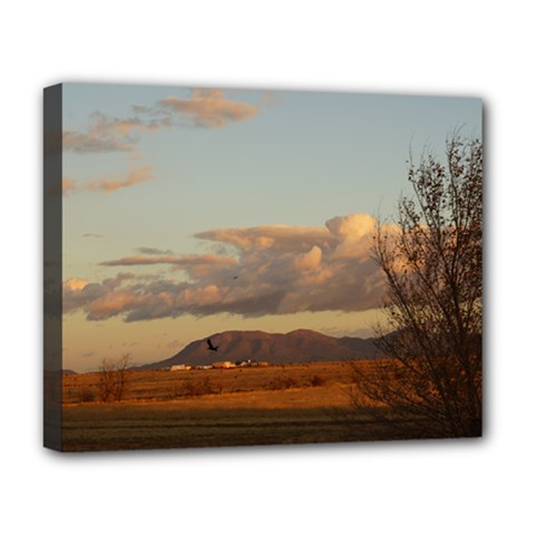 Sunrise, Edgewood Nm Deluxe Canvas 20  X 16  (stretched) by colors
