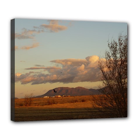 Sunrise, Edgewood Nm Deluxe Canvas 24  X 20  (stretched) by colors