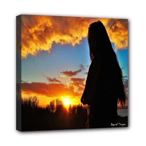 Dreams In Evening Sky Mini Canvas 8  X 8  (framed) by KKPOWELL