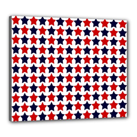 Patriot Stars Canvas 24  X 20  (framed) by StuffOrSomething