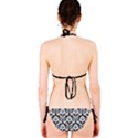 Black & White Damask Pattern Bikini Set View2