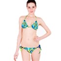 Crystal Lime Turquoise Heart Of Love, Abstract Bikini View3