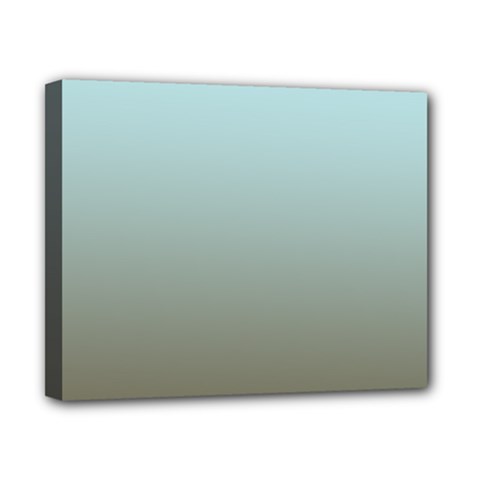 Blue Gold Gradient Canvas 10  X 8  (framed)