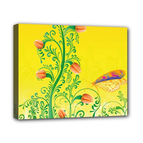 Whimsical Tulips Canvas 10  X 8  (framed) by StuffOrSomething