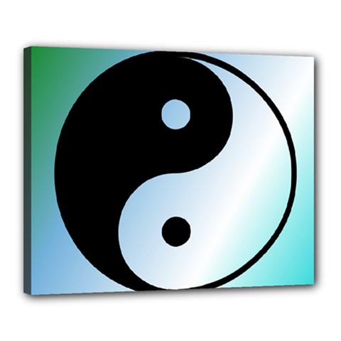 Ying Yang  Canvas 20  X 16  (framed) by Siebenhuehner