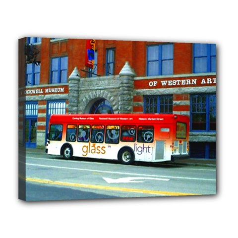 Double Decker Bus   Ave Hurley   Canvas 14  X 11  (framed) by ArtRave2