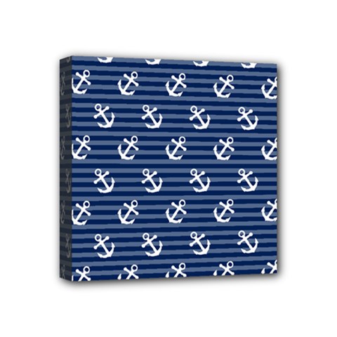 Boat Anchors Mini Canvas 4  X 4  (framed)