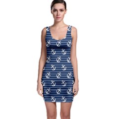 Tilted Anchors Bodycon Dress by StuffOrSomething