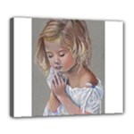 Prayinggirl Deluxe Canvas 24  x 20  (Framed)