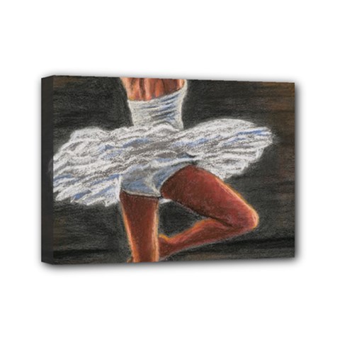 Ballet Ballet Mini Canvas 7  X 5  (framed)