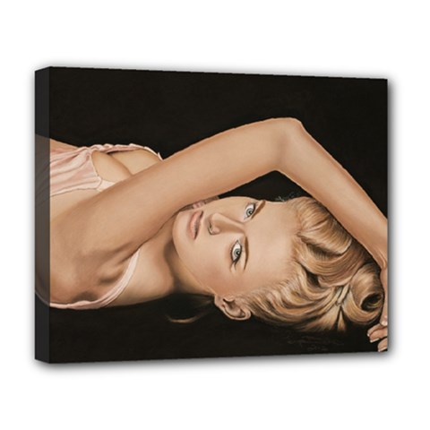 Alluring Deluxe Canvas 20  X 16  (framed)