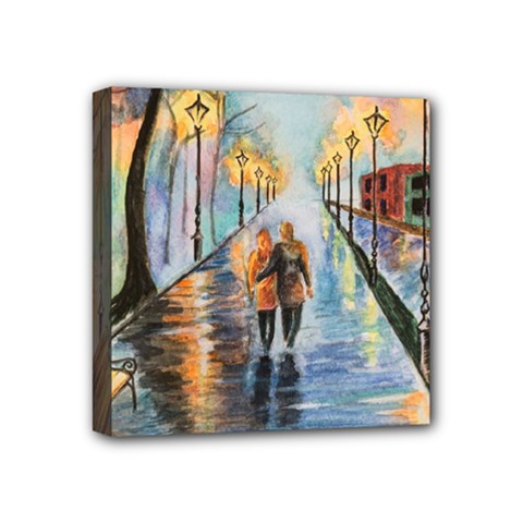 Just The Two Of Us Mini Canvas 4  X 4  (framed)