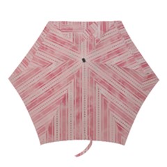 Pink Grunge Mini Folding Umbrella by StuffOrSomething