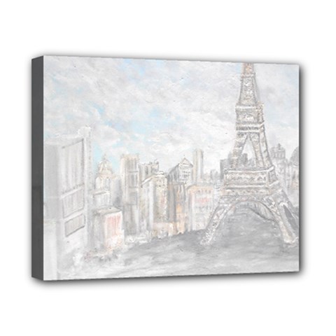 Eiffel Tower Paris Canvas 10  X 8  (framed) by rokinronda