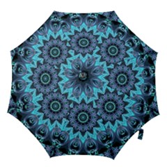 Star Connection, Abstract Cosmic Constellation Hook Handle Umbrella (large)