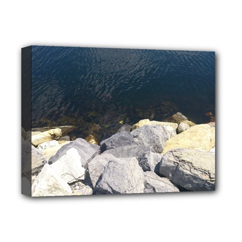 Atlantic Ocean Deluxe Canvas 16  X 12  (framed)  by DmitrysTravels