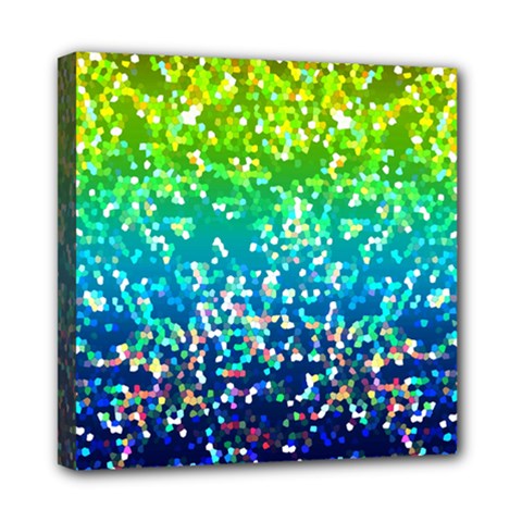 Glitter 4 Mini Canvas 8  X 8  (framed) by MedusArt