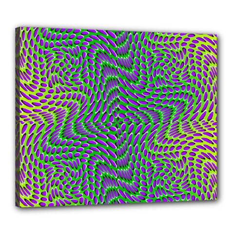 Illusion Delusion Canvas 24  X 20  (framed) by SaraThePixelPixie