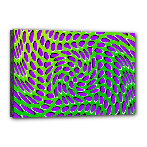 Illusion Delusion Canvas 18  X 12  (framed) by SaraThePixelPixie