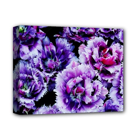 Purple Wildflowers Of Hope Deluxe Canvas 14  X 11  (framed) by FunWithFibro