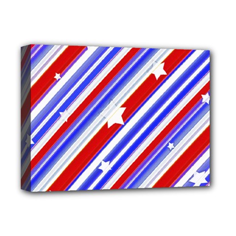 American Motif Deluxe Canvas 16  X 12  (framed)  by dflcprints