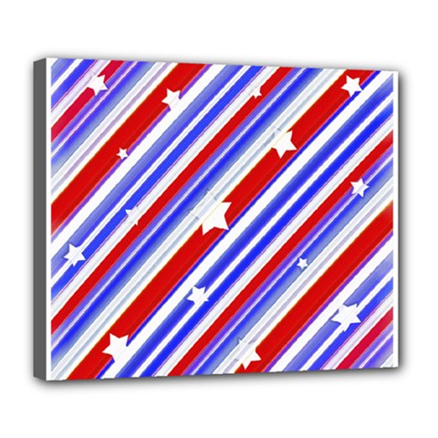 American Motif Deluxe Canvas 24  X 20  (framed) by dflcprints