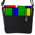 Mondrian Flap Closure Messenger Bag (Small) View1