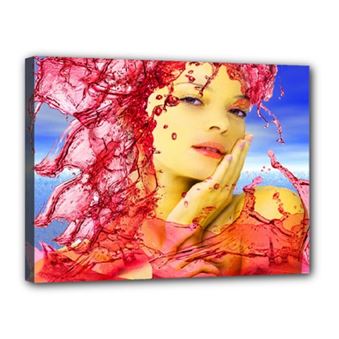 Tears Of Blood Canvas 16  X 12  (framed) by icarusismartdesigns