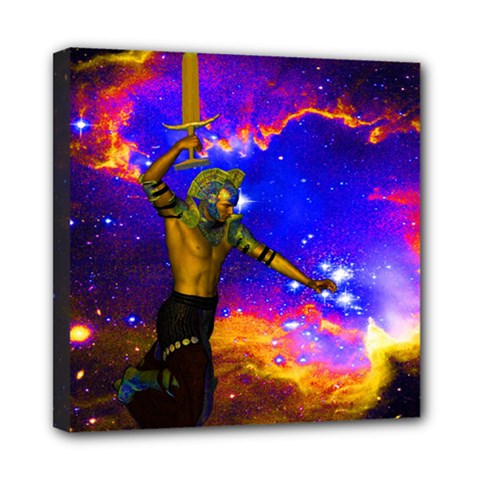 Star Fighter Mini Canvas 8  X 8  (framed) by icarusismartdesigns