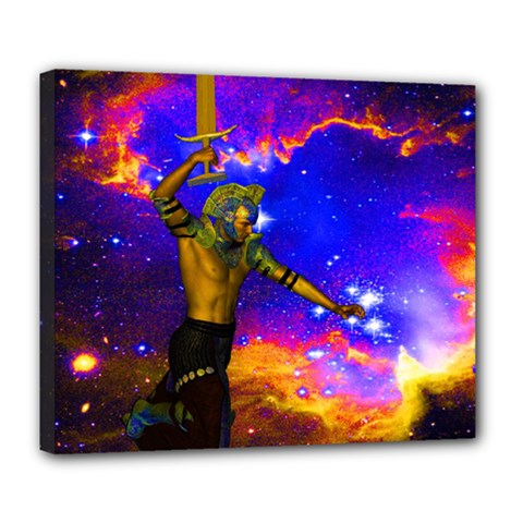 Star Fighter Deluxe Canvas 24  X 20  (framed) by icarusismartdesigns